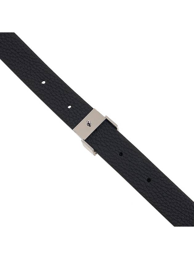 Point Rock Leather Belt Black - BOTTEGA VENETA - BALAAN.