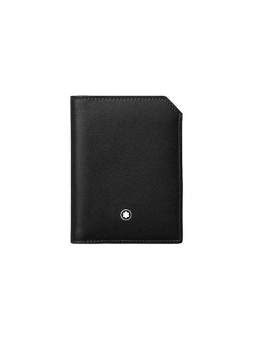 Meisterstuck Soft Mini Wallet 4CC Black - MONTBLANC - BALAAN.