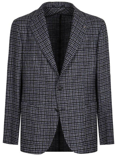 Tagliatore Houndstooth Pattern Blazer - TAGLIATORE - BALAAN 1