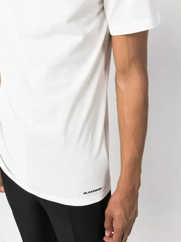 White Cotton T-Shirt J47GC0012J45031100 B0560954961 - JIL SANDER - BALAAN 6