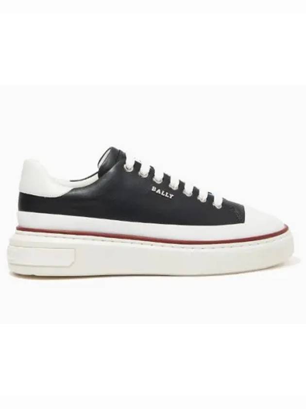 Women's Maily Lace-Up Low Top Sneakers Black - BALLY - BALAAN 2