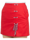 Women's Pavilion A-Line Skirt Red - HORN GARMENT - BALAAN 9