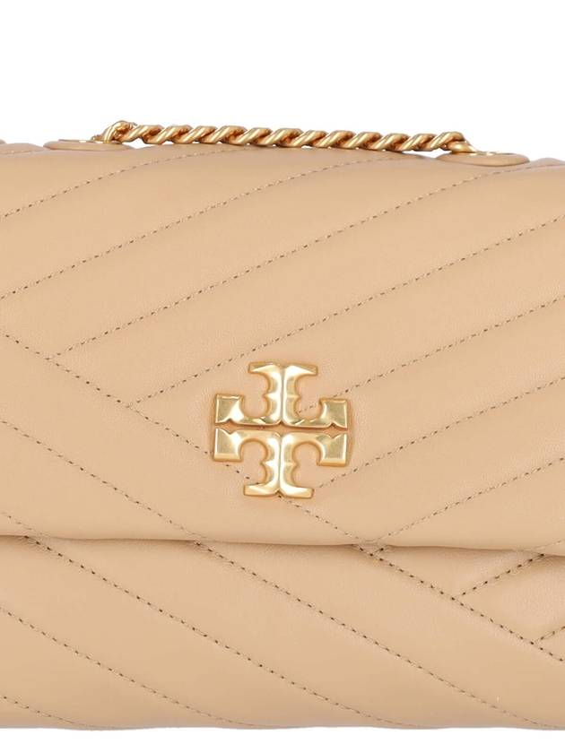 Kira Chevron Convertible Strap Small Shoulder Bag Desert Dune - TORY BURCH - BALAAN 5