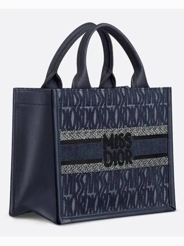 Small Book Tote Bag Blue - DIOR - BALAAN 3