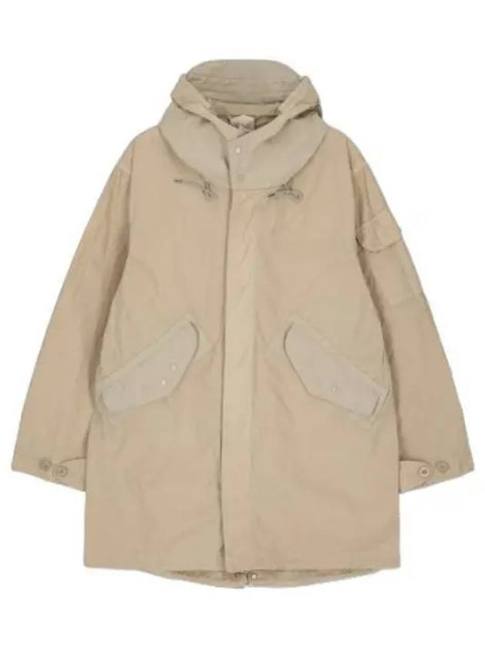 Mid Layer Parka Taupe Jacket Jumper - TEN C - BALAAN 1