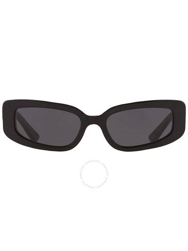 Dolce and Gabbana Dark Grey Cat Eye Ladies Sunglasses DG4445 501/87 54 - DOLCE&GABBANA - BALAAN 1