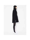 Classic Collar Flap Pocket Virgin Wool Double Coat Black - ALAIA - BALAAN 5