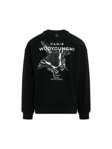 Butterfly Back Logo Sweatshirt Black - WOOYOUNGMI - BALAAN 1