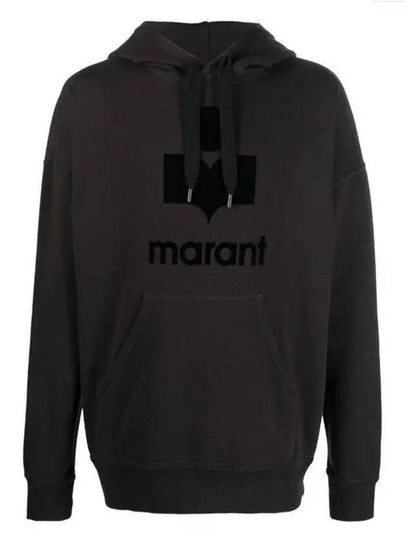 Miley Logo Hoodie Faded Black - ISABEL MARANT - BALAAN 2