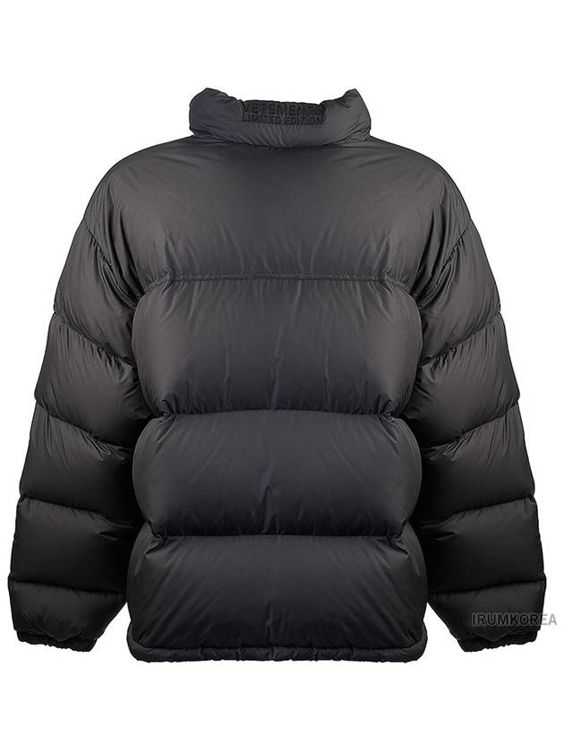 Logo Patch Puffer Down Padding Black - VETEMENTS - BALAAN 4