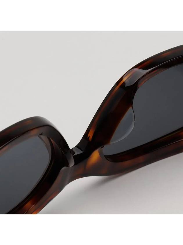 Eyewear Square Acetate Sunglasses Dark Havana - CELINE - BALAAN 7