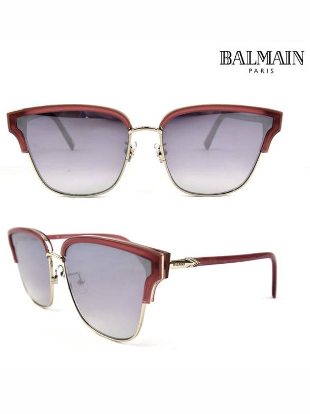 Flat Bar Sunglasses Red - BALMAIN - BALAAN 2