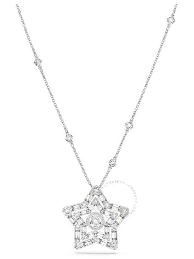 Stilla Star Pendant Necklace Silver - SWAROVSKI - BALAAN 2