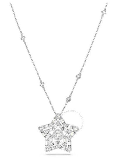 Stilla Star Pendant Necklace Silver - SWAROVSKI - BALAAN 2