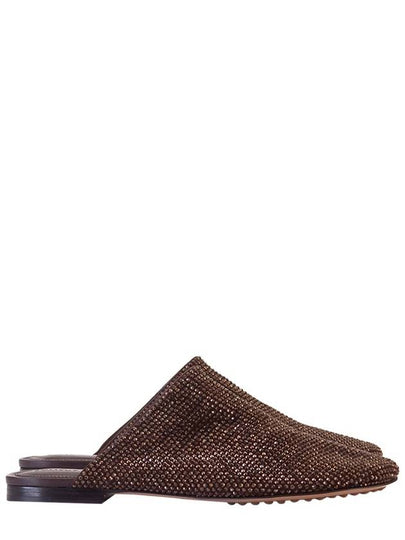 Women's Fondente Sparkle Dot Mule Brown - BOTTEGA VENETA - BALAAN 2