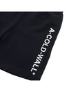 Essential Logo Sweat Short Pants ACWMB118 BLACK - A-COLD-WALL - BALAAN 5