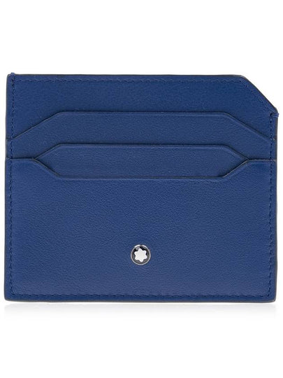 Meisterstuck Leather Card Wallet Blue - MONTBLANC - BALAAN 2