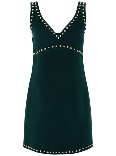 P.A.R.O.S.H. Green Wool Leak Dress - P.A.R.O.S.H. - BALAAN 1