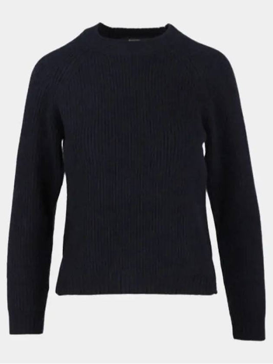 Adorno Raglan Wool Yarn Knit Top Navy - MAX MARA - BALAAN 2