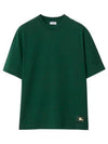 EKD Cotton Short Sleeve T-Shirt Green - BURBERRY - BALAAN 1