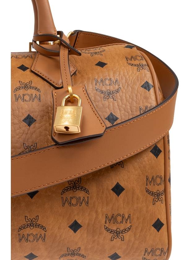 MCM Ella Boston Medium Handbag, Women's, Brown - MCM - BALAAN 6