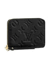 Monogram Empreinte Zipper Coin Purse Black - LOUIS VUITTON - BALAAN 1