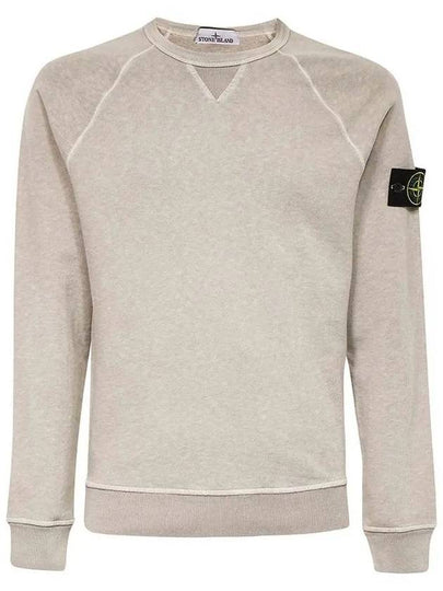 OLD Treatment Wappen Patch Crew Neck Sweatshirt Dove Grey - STONE ISLAND - BALAAN 2