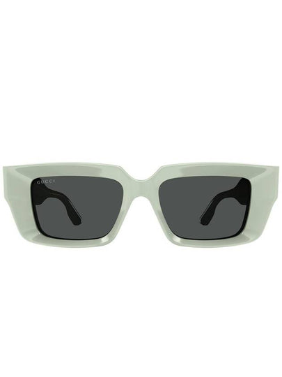 Sunglasses GG1529S 003 GREEN GREEN GRAY - GUCCI - BALAAN 2