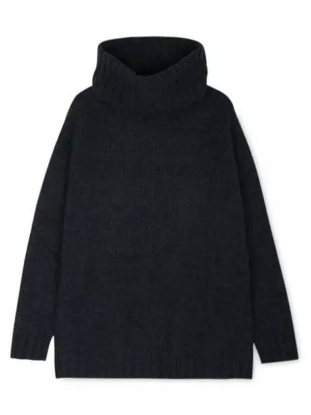 Women's Raveno Knit Turtleneck Black - MAX MARA - BALAAN 2