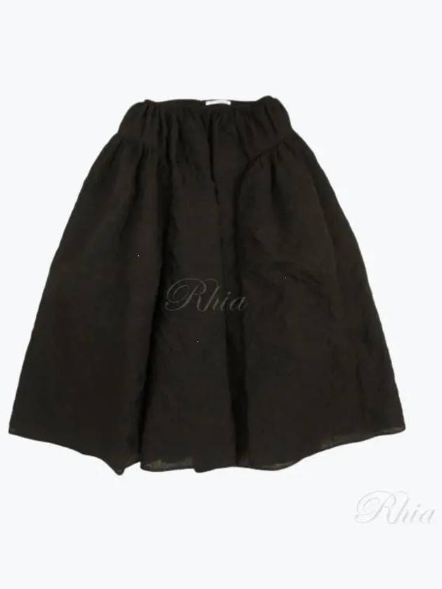 FATOU Matelasse Skirt 2 23RTW17017 Black - CECILIE BAHNSEN - BALAAN 1