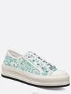 Walk NDior Toile De Jouy Sauvage Motif Platform Low Top Sneakers Aquamarina - DIOR - BALAAN 2