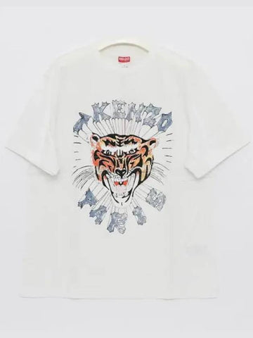 Drawn varsity oversized short sleeve men s t shirt 5TS274 4SG 02 271604 1042733 - KENZO - BALAAN 1