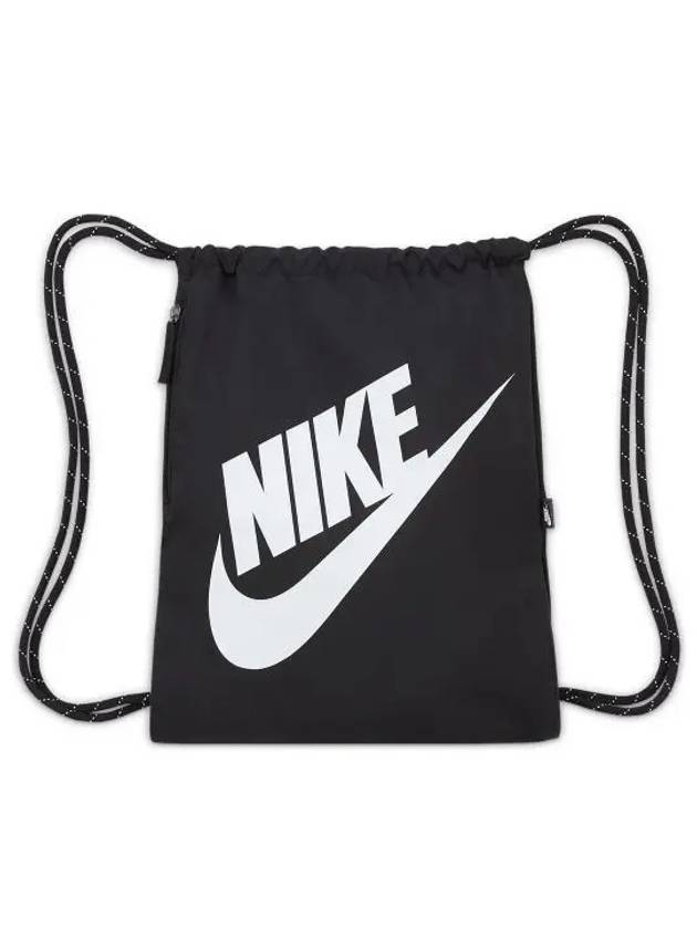 Heritage Drawstring Gymsack Black - NIKE - BALAAN 2