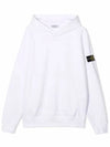 Stone Kids Waffen Patch Hood Sweatshirt White 761661640 V0001 14A - STONE ISLAND - BALAAN 2