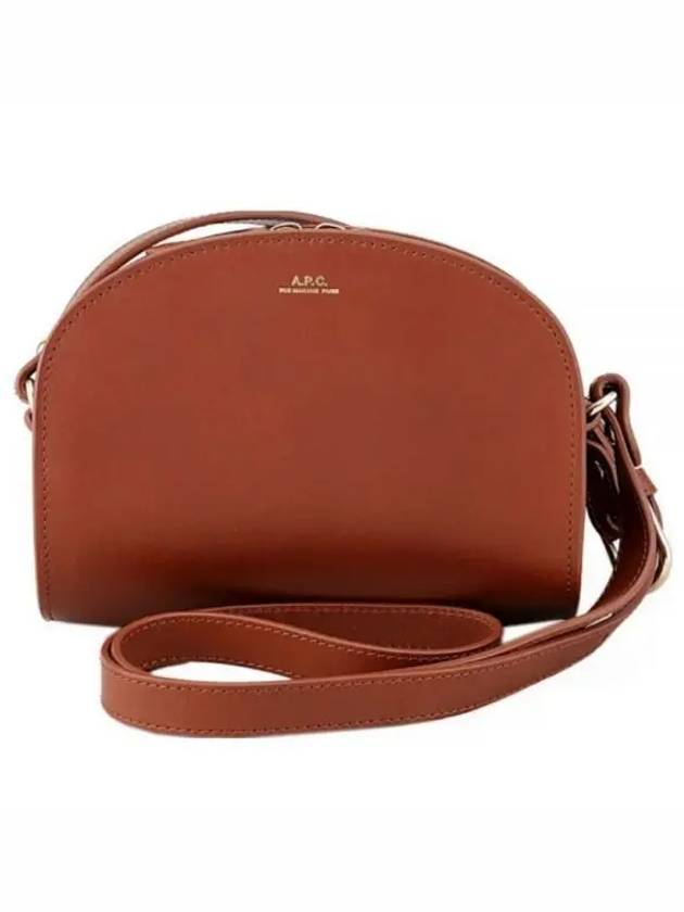 Demi Lune Mini Half Moon Cross Bag Brown - A.P.C. - BALAAN 2