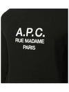 Rufus Embroidery Logo Sweatshirt Black - A.P.C. - BALAAN 5