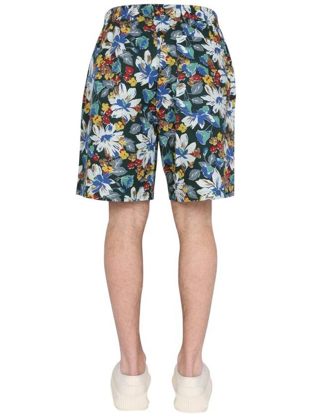 Ymc Bermuda With Floral Print - YMC - BALAAN 4