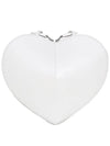 Le Coeur Heart Calfskin Shoulder Bag White - ALAIA - BALAAN 3