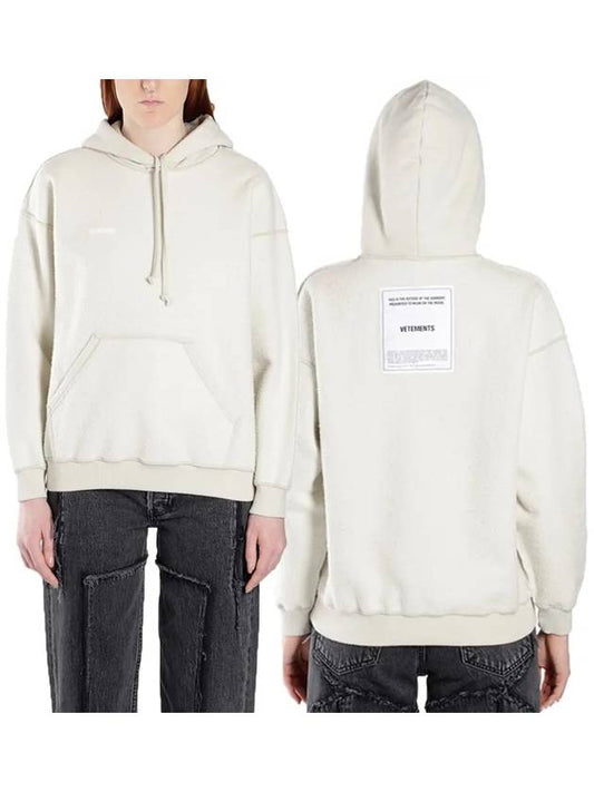 11th Anniversary Women's Inside Out Back Logo Hoodie WAH19TR107 - VALENTINO - BALAAN 1