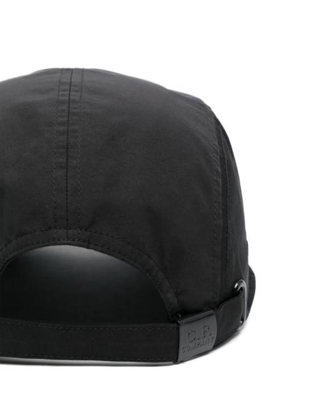 Men's Logo Patch Ball Cap Black - CP COMPANY - BALAAN 3