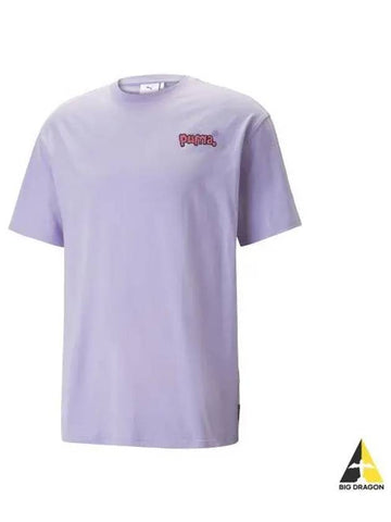 8ENJAMI Army N graphic short sleeve t shirt violet 620703 25 - PUMA - BALAAN 1