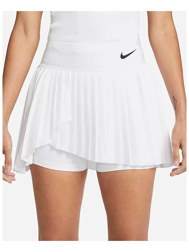 Women s Dri Fit Advantage Pleated Skirt White DR6849 100 - NIKE - BALAAN 3