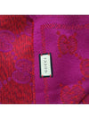 GG Big Logo Red Pink Wool Muffler Bright Women s Scarf Includes Hard Case - GUCCI - BALAAN 4