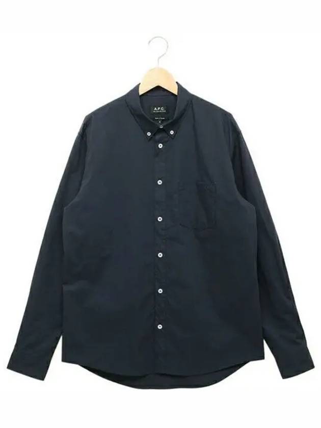 Edouard Long Sleeve Shirt Black - A.P.C. - BALAAN 2