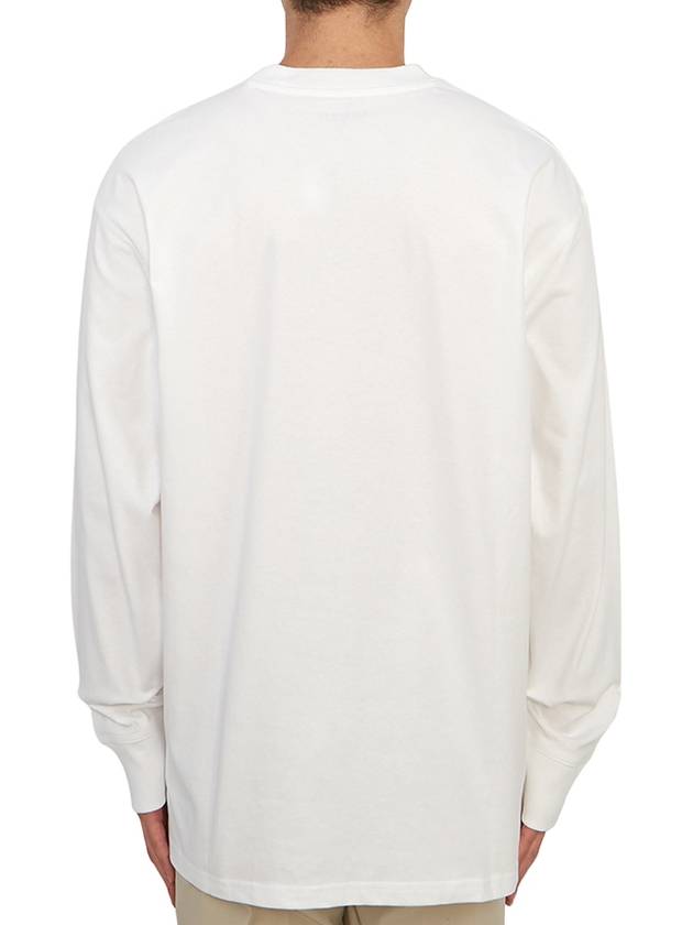 American Script Long Sleeve T-Shirt White - CARHARTT WIP - BALAAN 4