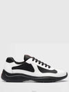 America's Cup Low Top Sneakers White Black - PRADA - BALAAN 3