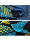 Striped Wool Muffler Yellow Blue - PAUL SMITH - BALAAN 4