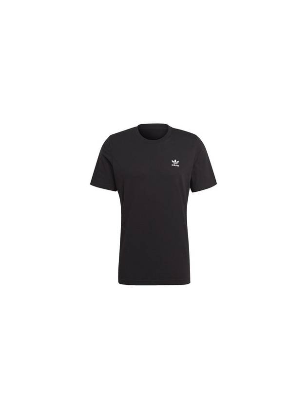 Men's Essential Short Sleeve T-Shirt Black - ADIDAS - BALAAN 1