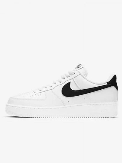 Men's Air Force 1 07 Low Top Sneakers White Black - NIKE - BALAAN 2