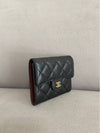 Classic half wallet caviar black gold AP0231 - CHANEL - BALAAN 5